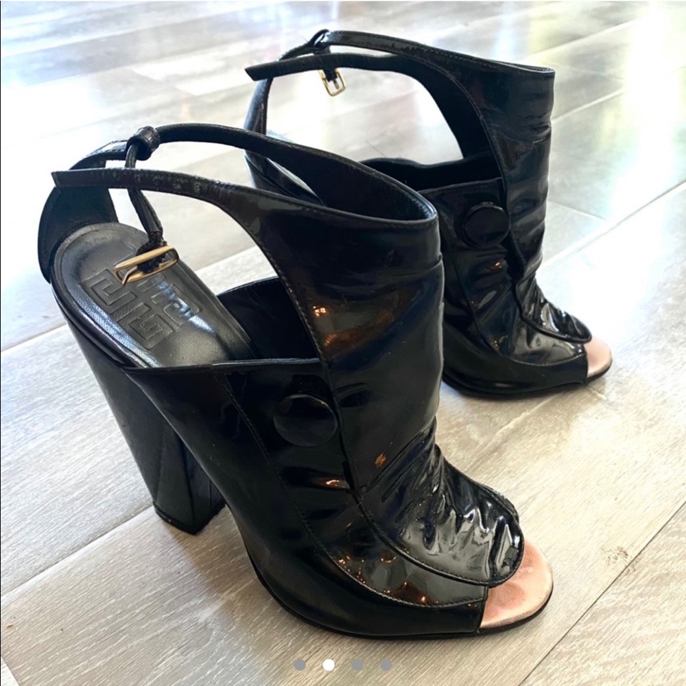 Givenchy black heel booties great condition
